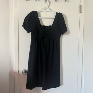 Black anthropologie dress